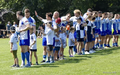 Erstklassige Werbung für den Rugbysport