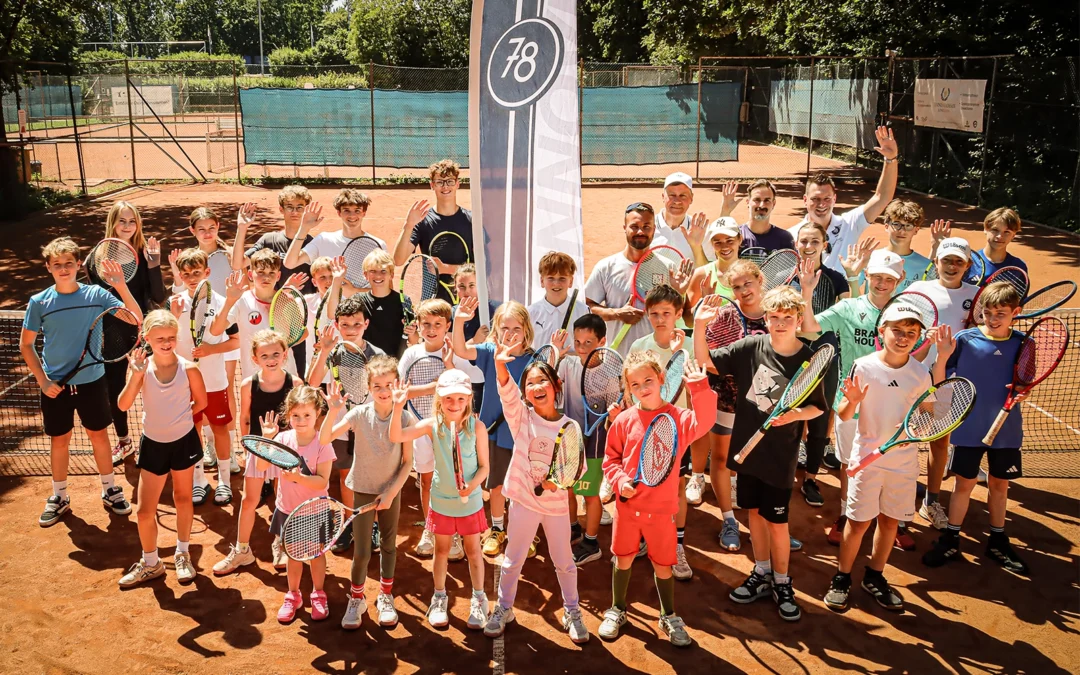 Tennissause beim diesjährigen Sommercamp